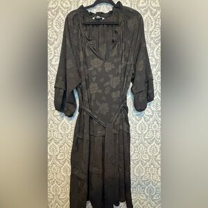 The Pioneer Woman black Floral Long Sleeve Dress 3X